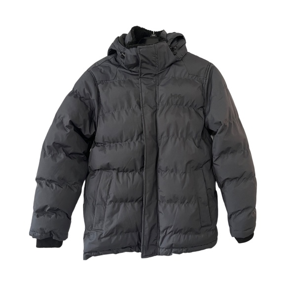 Hawke & Co. Puffer Jacket with Sherpa Lined Detachable Hood Men's Size Small - Picture 1 of 10
